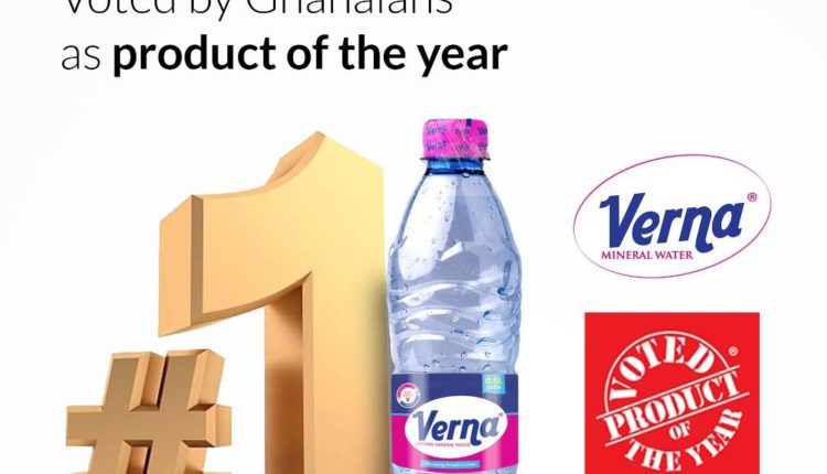 Verna Mineral Water Wins Product Of The Year At 3rd Edition Of Ghana 